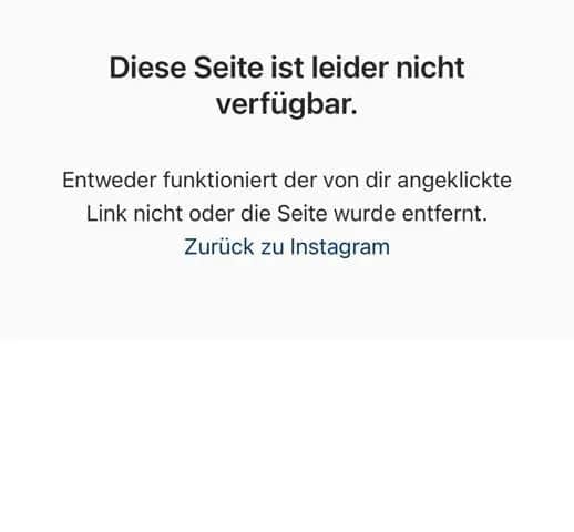 Instagram "Seite nicht verfügbar"? So lösen Sie das Problem schnell!